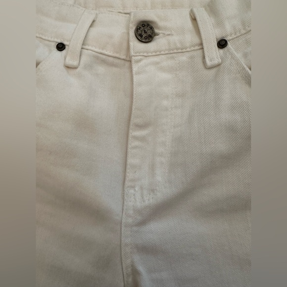 Mott + Bow Mercer Mom Jeans in White Size 26 - Picture 9 of 9